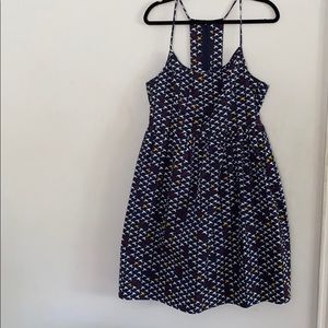 Midi bird dress